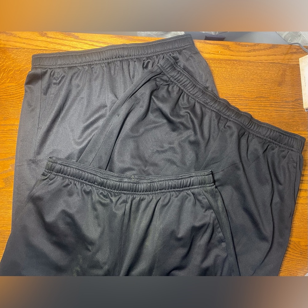 Set of 3 Men’s Black Athletic Shorts